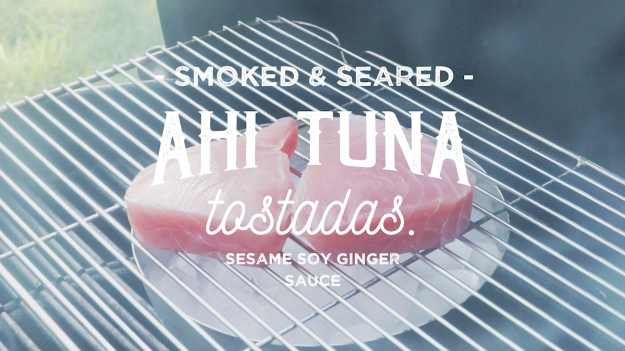 Hardcore Grilling - Smoked Ahi Tuna